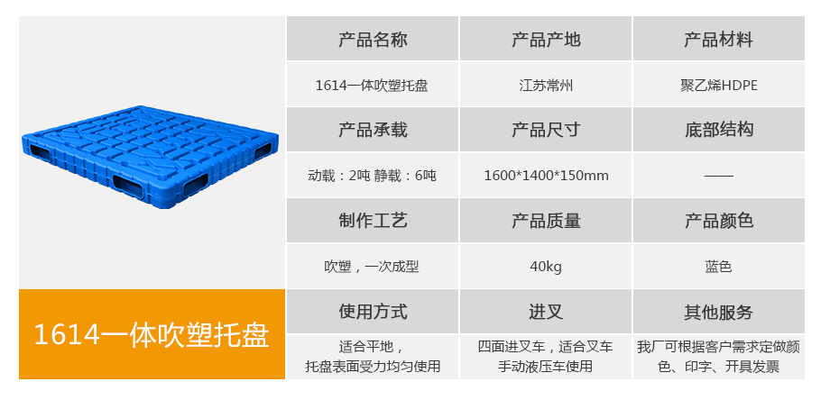 william威廉中文官网1614一体成型吹塑托盘 william威廉中文官网1614一体成型吹塑托盘