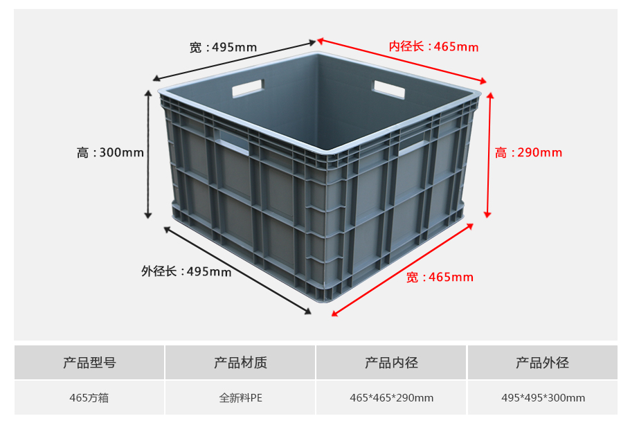 william威廉中文官网465塑料周转箱方箱 william威廉中文官网465塑料周转箱方箱