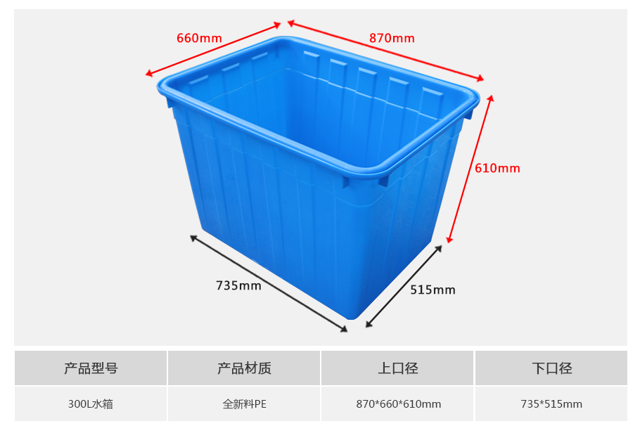 william威廉中文官网300L塑料水箱