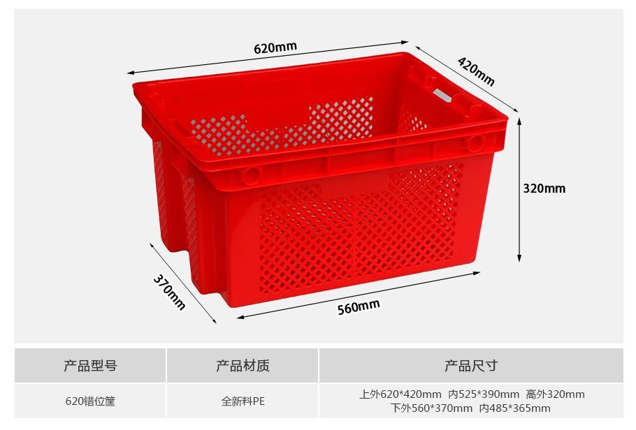william威廉中文官网620塑料错位筐
